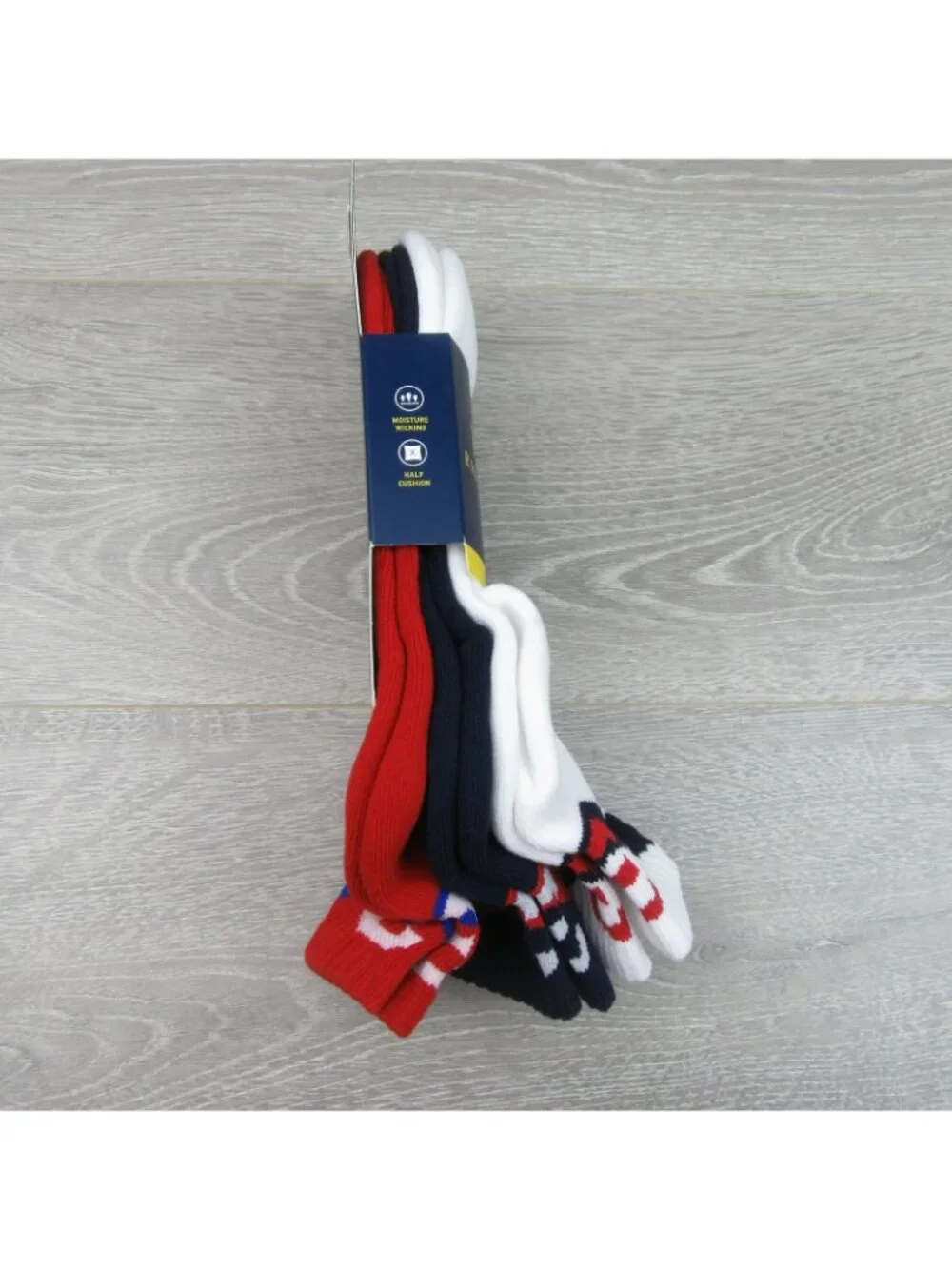 Polo Ralph Lauren Performance Half Cushion Socks Men's Size 6-12.5 (3 PAIRS) NEW